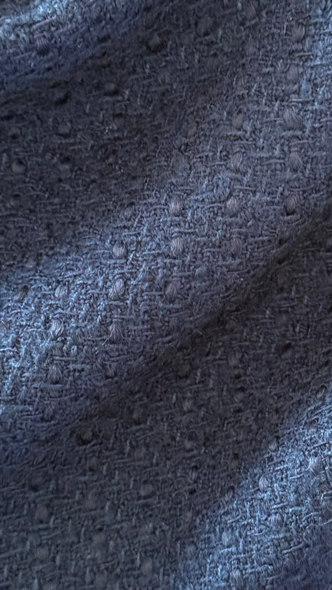 Saphire-Blue Tweed Mini Dress - Améthyste