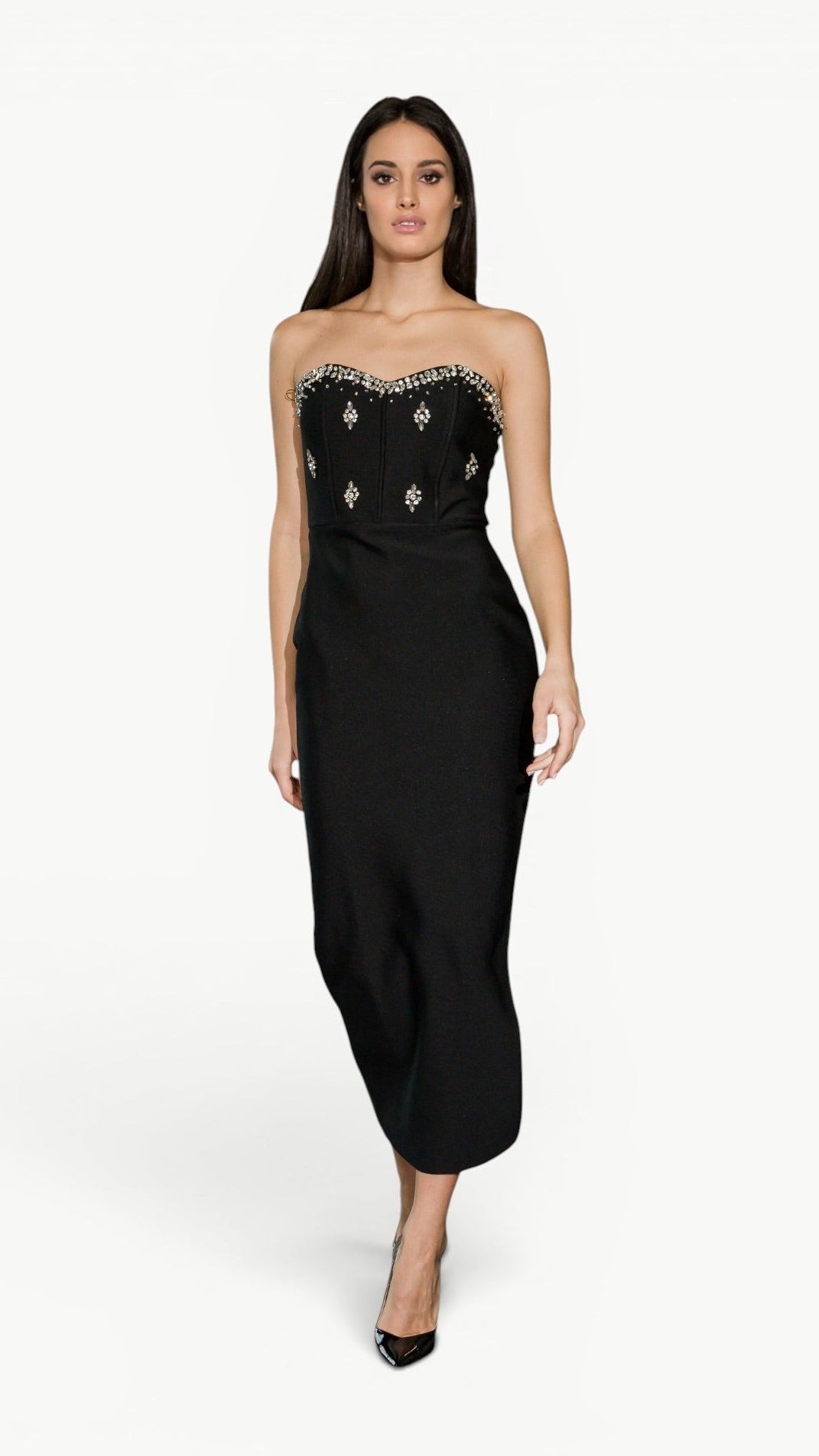 Black Bandage Maxi Dress