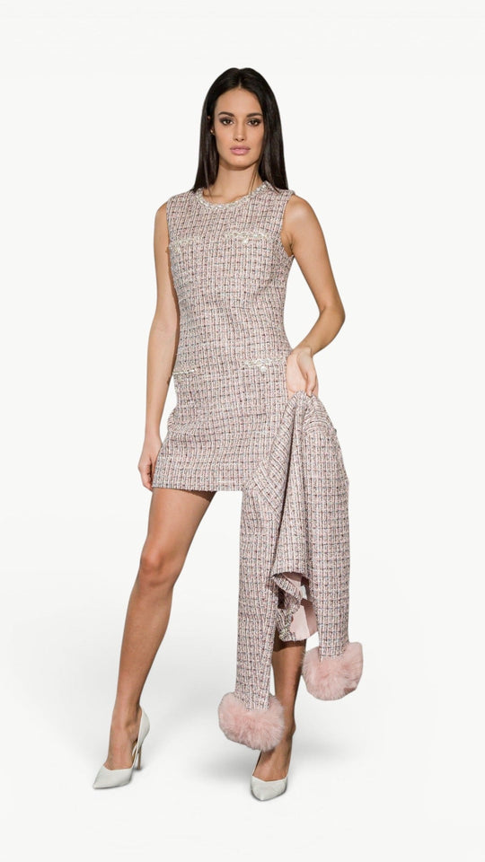 Embellished Tweed Two-piece Set