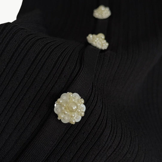 A-Line Knit Midi Dress